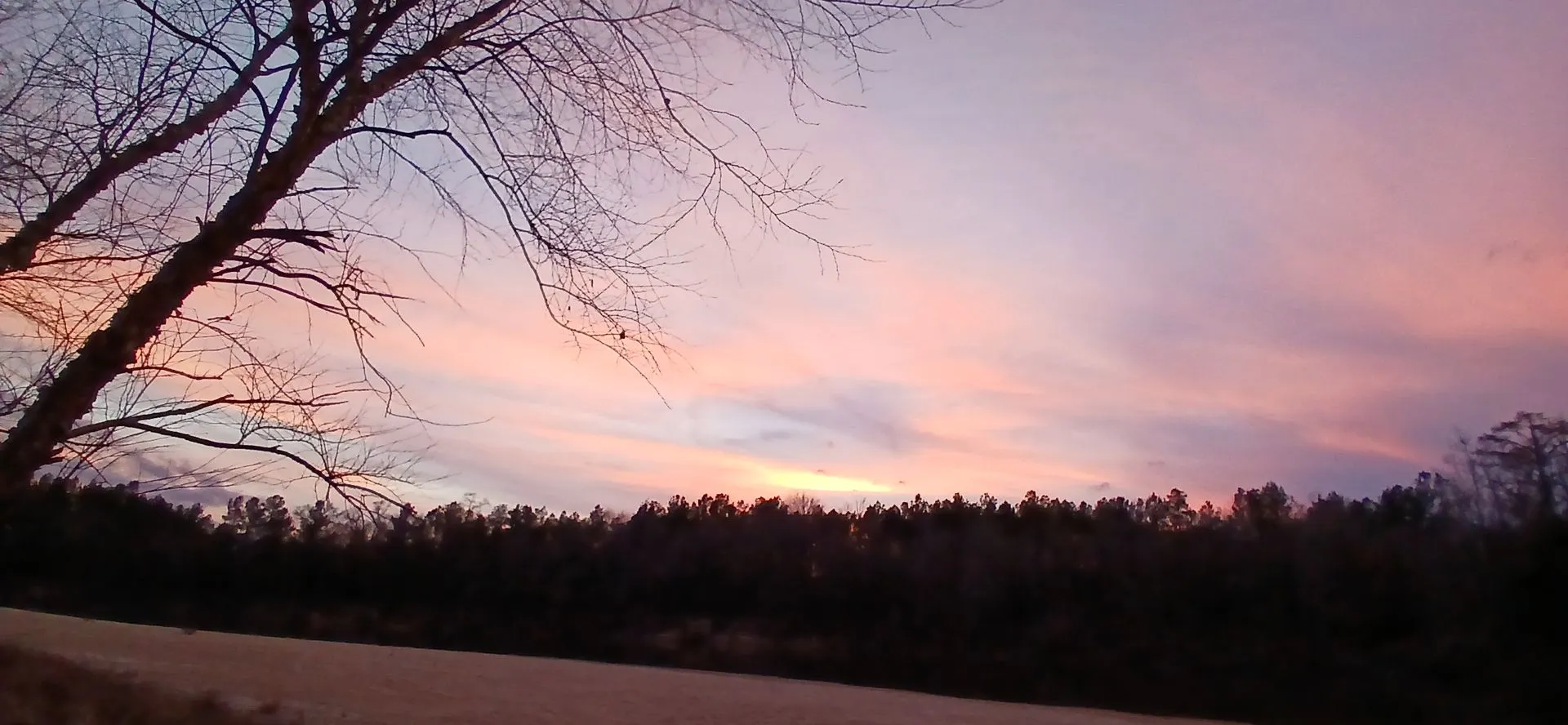 Dusk over the pit