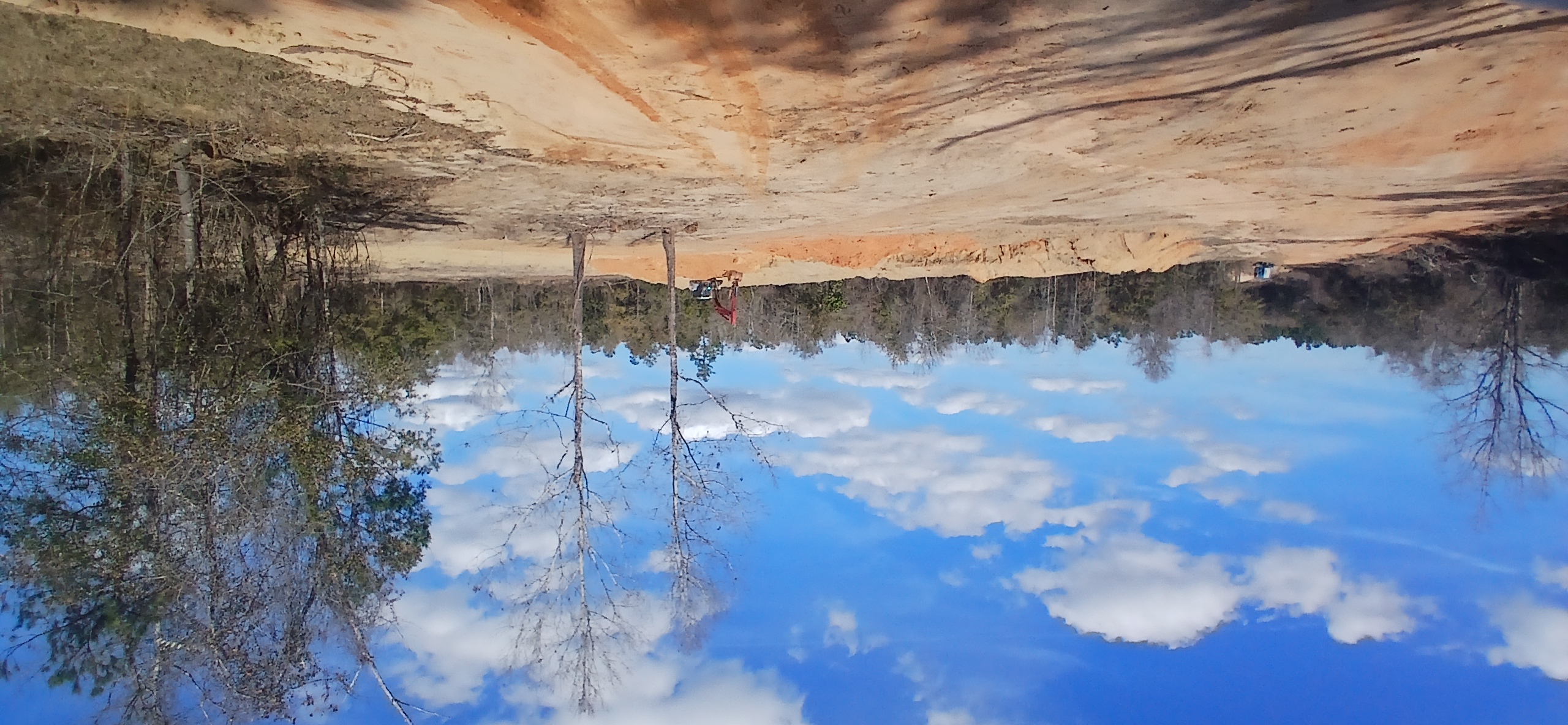Clay pit landscape